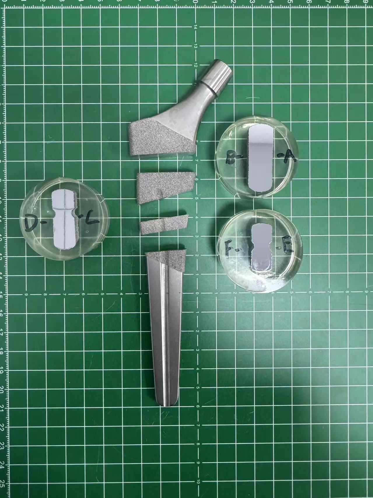 Sample Sectioning and Cold Mounting Preparation
